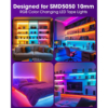 Accesorii Benzi LED LBZ-00546 06 Conector pentru bandă LED RGB 5050, 10 mm, 4 pini, 4 fire, fără lipire