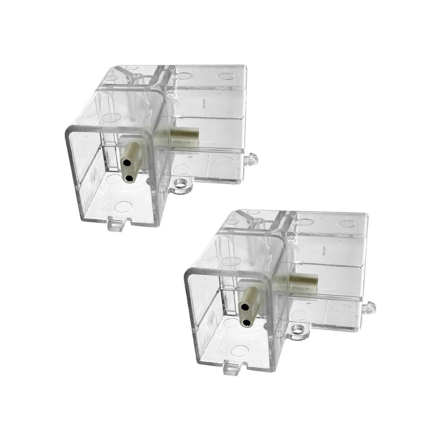 Accesorii Honeycomb LED LBZ-00164 01 Conector tip L pentru tuburi LED Honeycomb din aluminiu