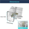 Accesorii Honeycomb LED LBZ-00164 02 Conector Honeycomb Tip L 90 grade