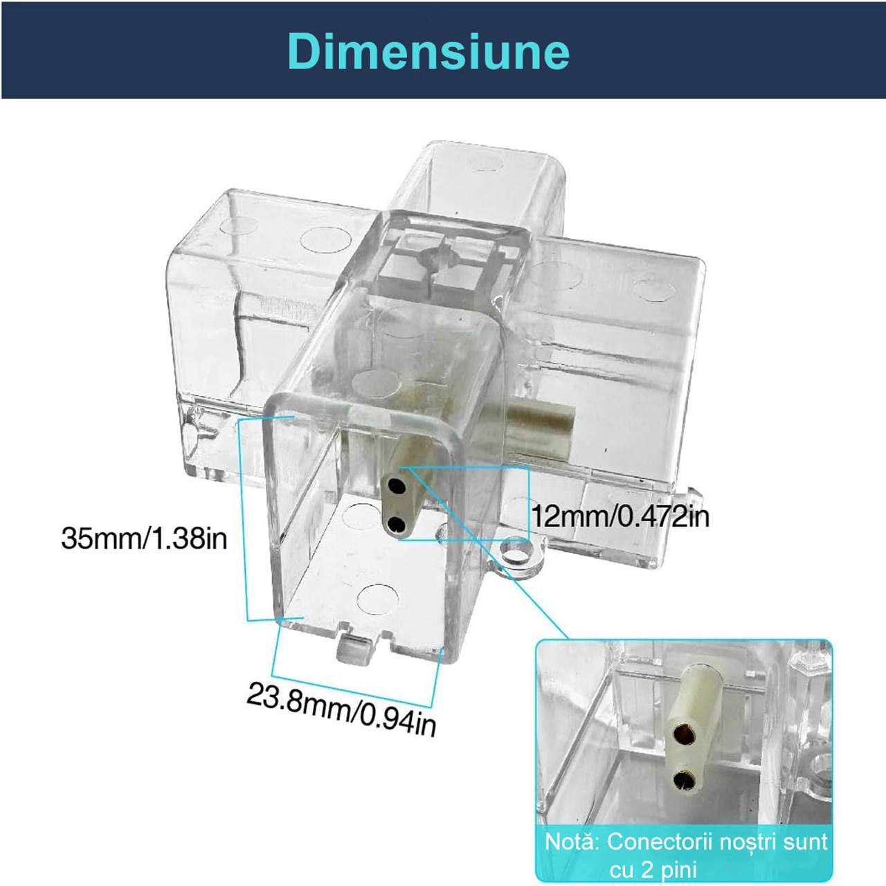 Accesorii Honeycomb LED LBZ-00167 02 Conector Honeycomb Tip Cruce
