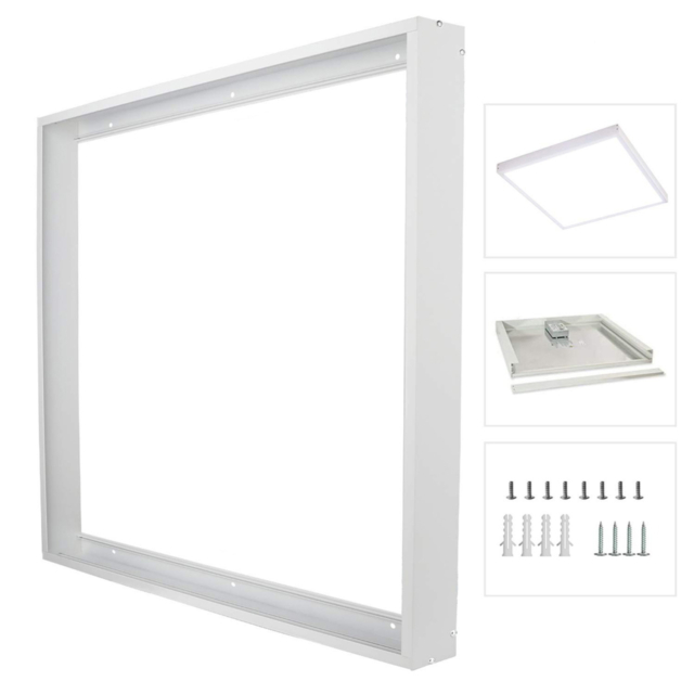 Accesorii Panouri LED LBZ-00593 01 Ramă montaj aplicat panou LED 30×30 cm, culoare albă