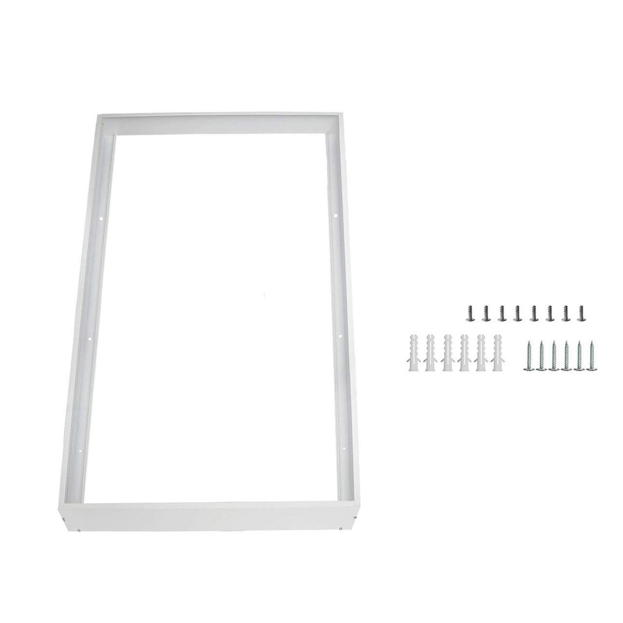 Accesorii Panouri LED LBZ-00595 01 Ramă montaj aplicat panou LED 30×60 cm, culoare-albă