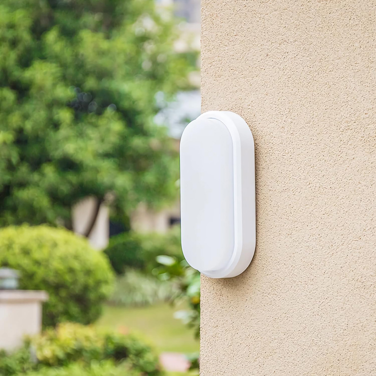 Aplice LED Exterior LBZ-00131 03 Aplică LED ovală de exterior 12W, lumină alb neutru 4000K, albă