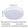 Aplice LED Exterior LBZ-00144 02 Aplică LED exterior rotundă 30W, lumină calda 3000K, alba