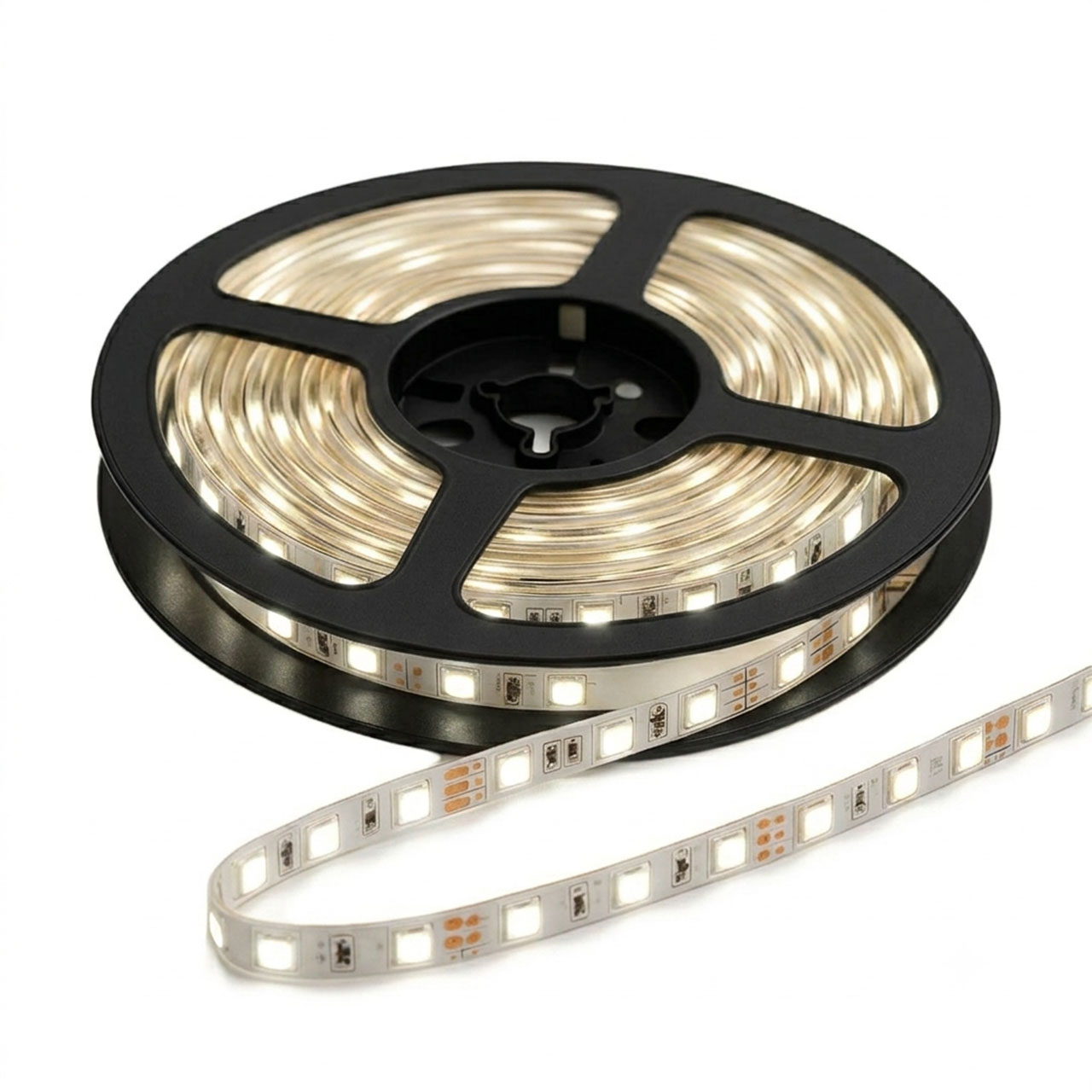 Benzi LED LBZ-00486 01 Banda LED 12V, 240 LED/m, SMD 2835, Lumina Alb-Neutra, Interior IP20, 10mm, Rola 5 metri
