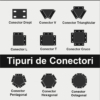 Conector LBZ-00137 04 Conector hexagonal negru 10 cm