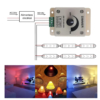 Controlere Benzi LED LBZ-00503 05 Dimmer manual pentru bandă LED monocoloră, 12-24V, 8A
