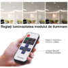 Controlere Benzi LED LBZ-00506 04 Controller RF pentru bandă LED monocoloră, 5-24V, 12A, telecomandă wireless