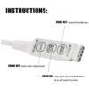 Controlere Benzi LED LBZ-00507 05 Mini controller LED RGB pentru bandă LED cu mufă DC, 12-24V