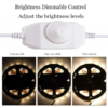 Controlere Benzi LED LBZ-00508 02 Dimmer LED cu întrerupător pentru bandă LED, mufă DC 2.1 mm, alb