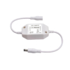 Controlere Benzi LED LBZ-00508 04 Dimmer LED cu întrerupător pentru bandă LED, mufă DC 2.1 mm, alb