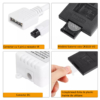 Controlere Benzi LED LBZ-00512 05 Controller LED RGB pentru bandă LED, telecomandă IR 44 taste, 12V