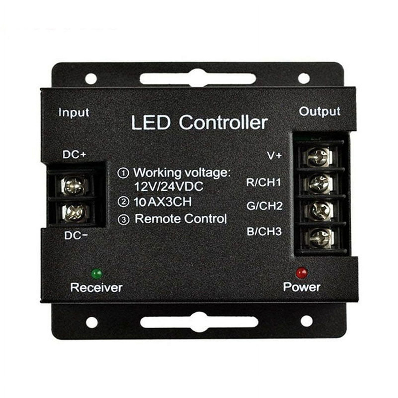 Controlere Benzi LED LBZ-00514 02 Controller LED RGB cu telecomandă touch pentru bandă LED, 12V/24V