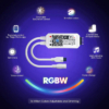 Controlere Benzi LED LBZ-00518 03 Controller smart LED RGBW WiFi pentru bandă LED, 5-24V, telecomandă 24 taste