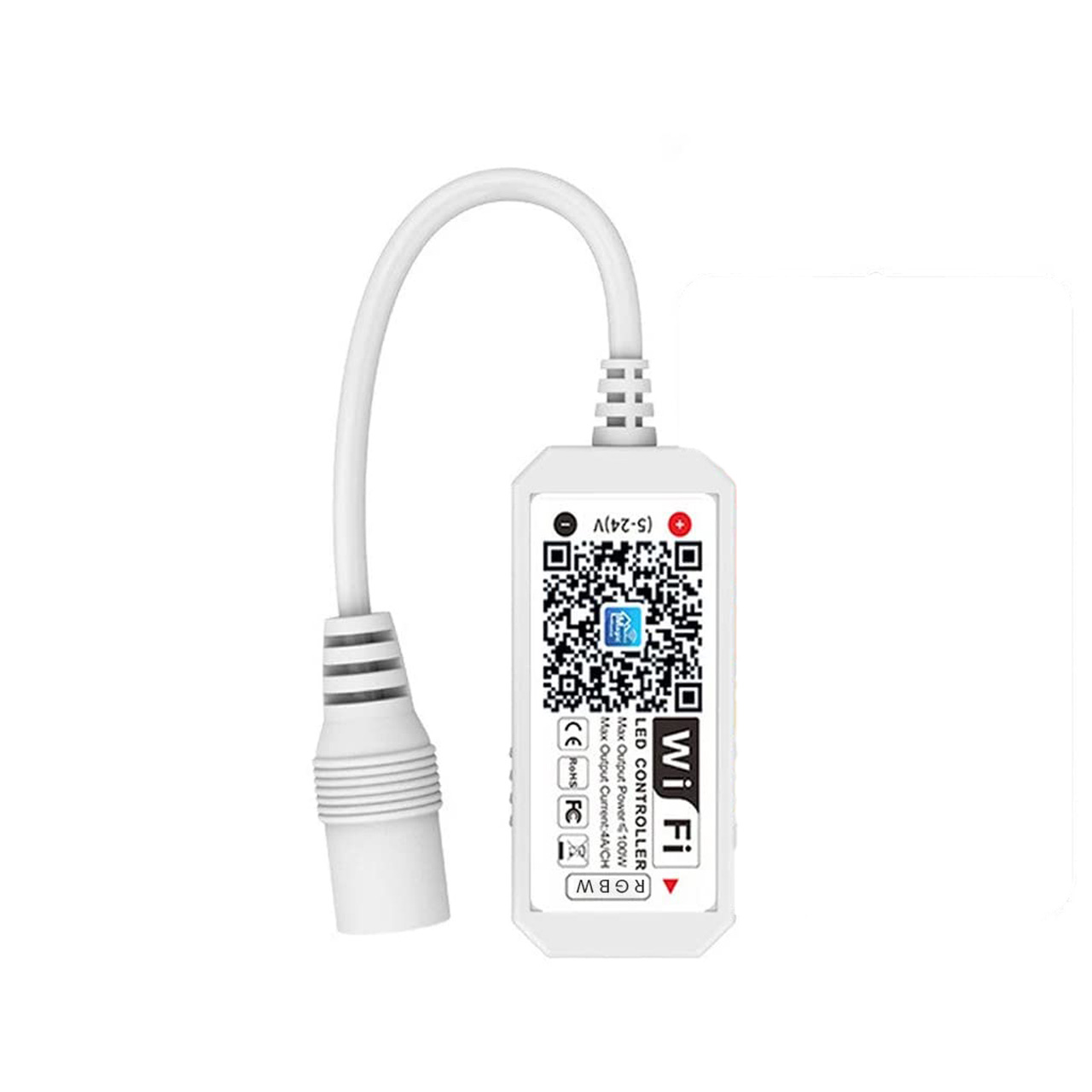 Controlere Benzi LED LBZ-00522 01 Mini controller LED RGBW WiFi pentru bandă LED, 5-24V, control prin aplicație