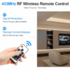 Controlere Benzi LED LBZ-00527 06 Mini controller RF wireless pentru bandă LED RGB, 5-24V, telecomandă 10 taste, 4 fire