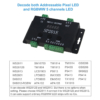 Controlere Benzi LED LBZ-00528 02 Controller LED pixel digital SP201E DMX512 pentru bandă LED adresabilă