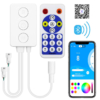 Controlere Benzi LED LBZ-00531 01 Controller LED pixel Bluetooth pentru bandă LED adresabilă, 2 canale, control aplicație și telecomandă