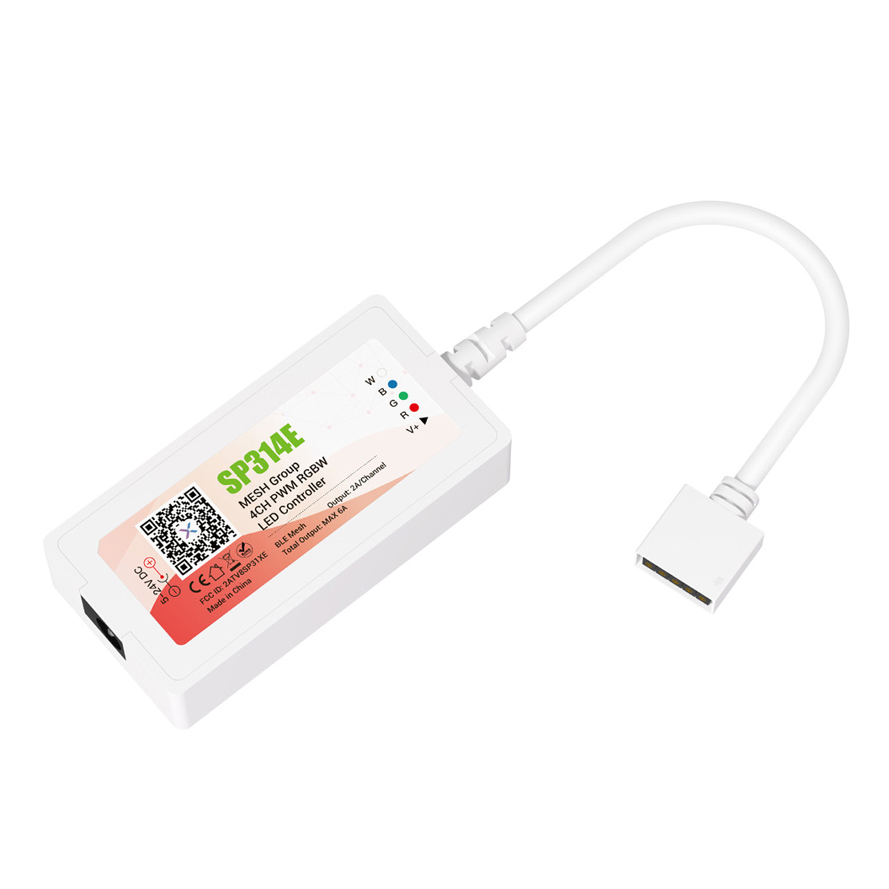 Controlere Benzi LED LBZ-00532 01 Controller LED RGBW WiFi pentru bandă LED, 5-24V, 192W, control prin aplicație