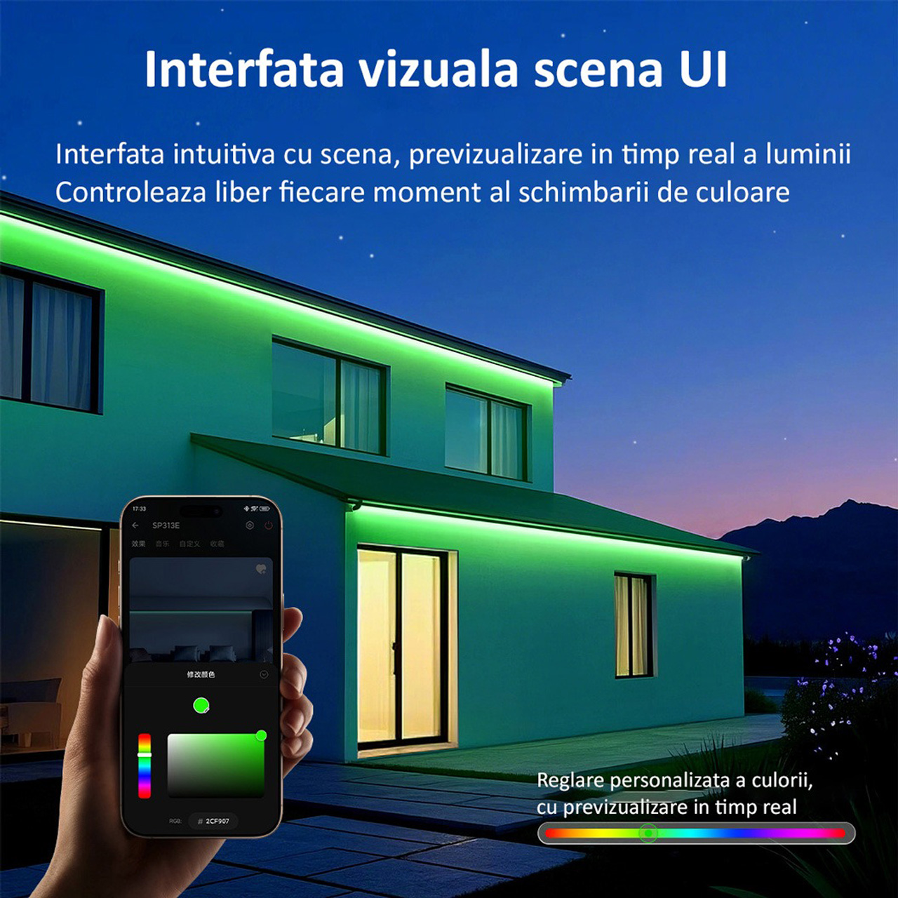 Controlere Benzi LED LBZ-00532 04 Controller LED RGBW WiFi pentru bandă LED, 5-24V, 192W, control prin aplicație