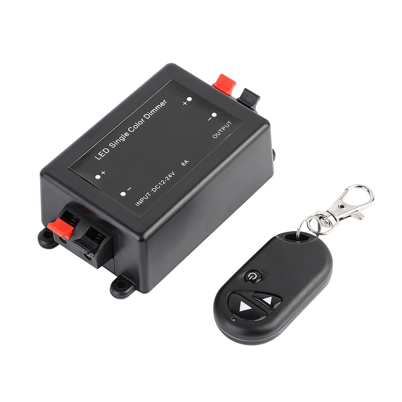 Controlere Benzi LED LBZ-00534 01 Dimmer LED monocolor pentru bandă LED, telecomandă RF, 12-24V, 8A, 96W