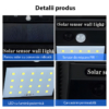 Iluminat Solar LBZ-00066 05 Lampa solara cu senzor de miscare, 64 LED-uri, 6500k