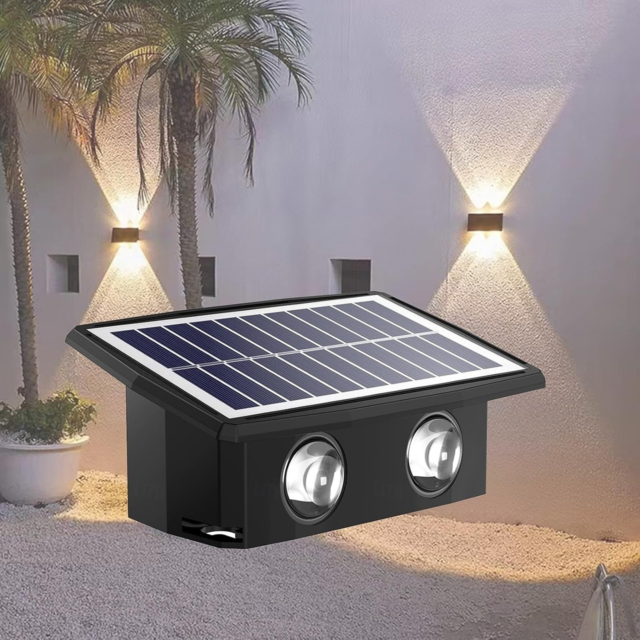 Iluminat Solar LBZ-00069 01 Lampa solara 4 LED-uri, IP65, 3 culori 6500k, 4000k, 3000k