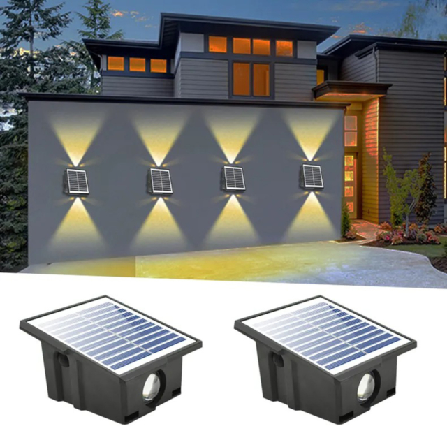 Iluminat Solar LBZ-00071 01 Lampa solara 2 LED-uri, IP65, RGB