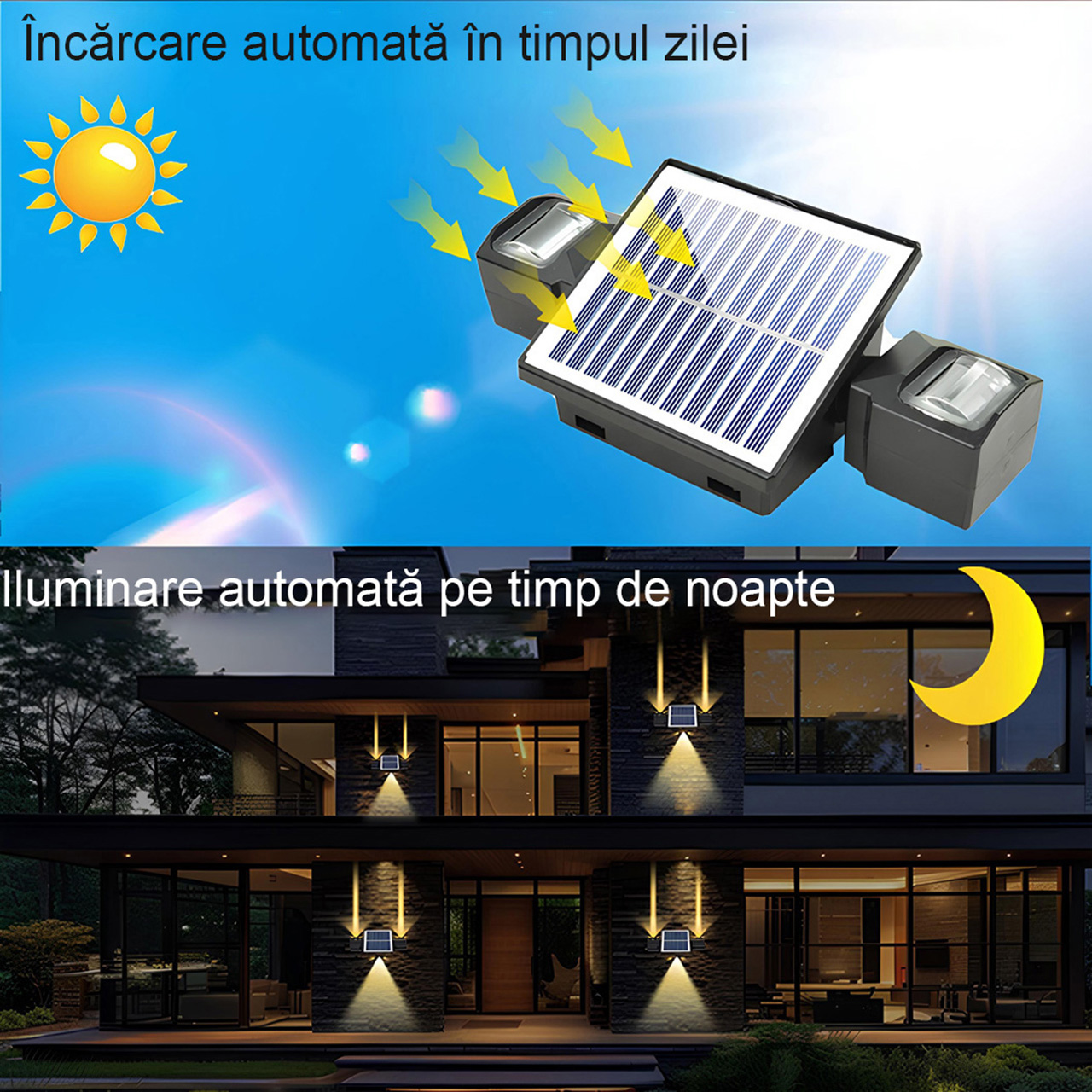 Iluminat Solar LBZ-00076 05 Lampa solara 3 LED-uri, IP65, RGB