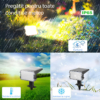 Iluminat Solar LBZ-00087 04 Lampă solară LED de grădină cu țăruș, 45 LED-uri, IP65, lumină alb rece 6500K
