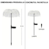 Iluminat Solar LBZ-00180 05 Lampă solară LED decorativă tip meduză, 90 cm, lumină multicoloră, IP65