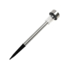 Iluminat Solar LBZ-00185 01 Lampă solară LED de grădină cu țăruș, inox, 29 cm, lumină alb rece 6500K