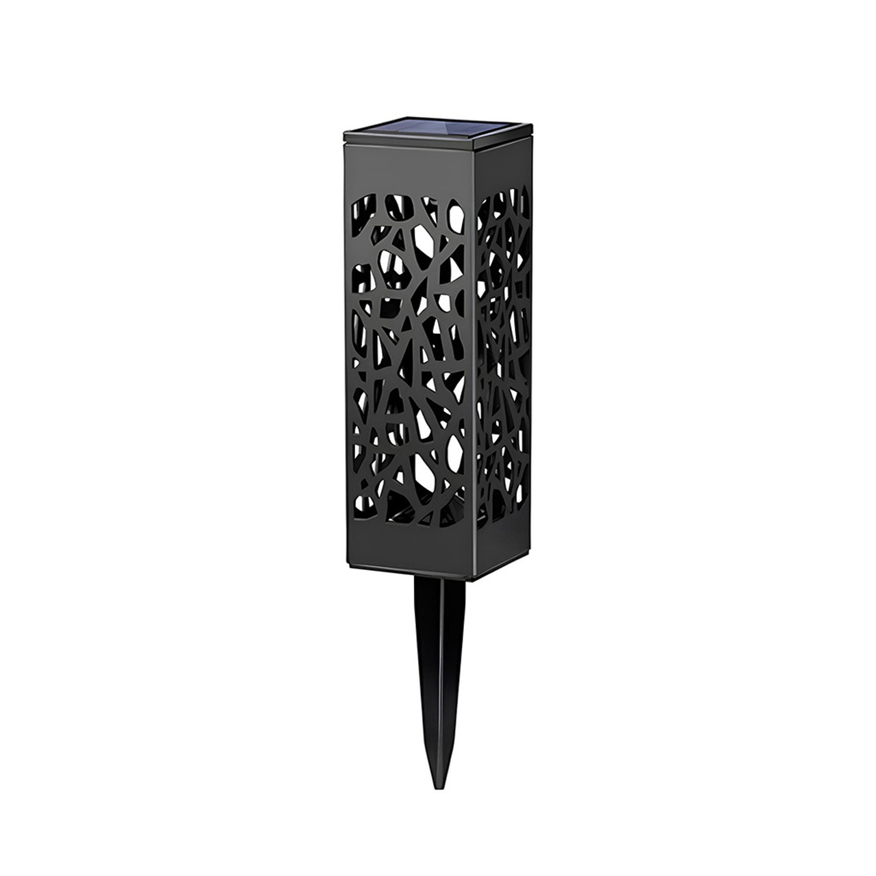 Iluminat Solar LBZ-00189 01 Lampa Solara LED Tip Felinar pentru Gradina, 30.2 cm, 0.2W, 1.2V, 600mAh, Lumina Alb Cald 3500K, Iluminat Exterior Decorativ