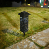 Iluminat Solar LBZ-00189 03 Lampa Solara LED Tip Felinar pentru Gradina, 30.2 cm, 0.2W, 1.2V, 600mAh, Lumina Alb Cald 3500K, Iluminat Exterior Decorativ