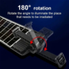 Iluminat Solar LBZ-00566 06 Lampă solară stradală LED 504 COB cu telecomandă, panou solar integrat
