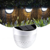Iluminat Solar LBZ-00568 01 Lampă solară LED decorativă de perete, semicirculară, pentru exterior