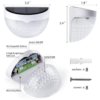 Iluminat Solar LBZ-00568 03 Lampă solară LED decorativă de perete, semicirculară, pentru exterior