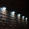 Iluminat Solar LBZ-00568 04 Lampă solară LED decorativă de perete, semicirculară, pentru exterior