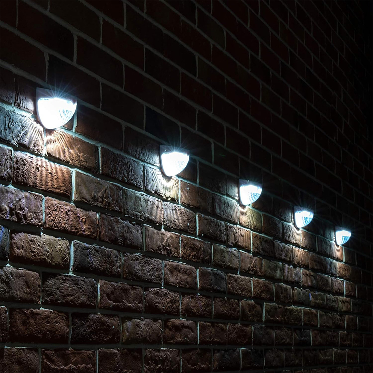 Iluminat Solar LBZ-00568 04 Lampă solară LED decorativă de perete, semicirculară, pentru exterior