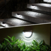 Iluminat Solar LBZ-00568 05 Lampă solară LED decorativă de perete, semicirculară, pentru exterior