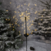 Iluminat Solar LBZ-00591 03 Decorațiune solară LED tip artificii pentru grădină, 150 LED-uri, 2 moduri