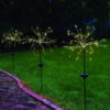 Iluminat Solar LBZ-00591 04 Decorațiune solară LED tip artificii pentru grădină, 150 LED-uri, 2 moduri