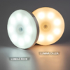 Lampi LED LBZ-00232 07 Lampă de Veghe LED cu Senzor de Mișcare, Lumină Caldă și Rece, Reîncărcabilă USB, Montaj Magnetic fără Găurire, Albă