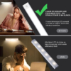 Lampi LED LBZ-00265 06 Lampă LED cu Senzor de Mișcare pentru Dulap, Reîncărcabilă Type-C, 3 Culori CCT, Intensitate Reglabilă, Aluminiu, 30 cm