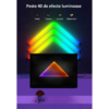Lampi LED LBZ-00273 03 Set 2 Bare LED RGB Smart WiFi, Compatibil Alexa și Google Home, Sincronizare cu Muzica, pentru Gaming și TV, 26 cm, Negru
