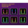 Lampi LED LBZ-00274 03 Set 2 Bare LED RGB Smart WiFi, Compatibil Alexa și Google Home, Sincronizare cu Muzica, pentru Gaming și TV, 26 cm, Negru