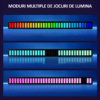 Lampi LED LBZ-00275 03 Bară LED RGB cu Sincronizare Muzicală, 32 LED-uri, Ritm prin Microfon, Alimentare Type-C, pentru Gaming și Birou, Neagră