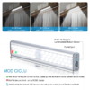 Lampi LED LBZ-00466 04 Lampă LED cu Senzor de Mișcare pentru Dulap, 46 LED-uri, Reîncărcabilă USB, Montaj Magnetic fără Găurire, Lumină Rece, 20 cm