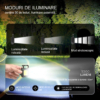Lanterne LBZ-00194 03 Lanternă LED Mini Breloc COB, Reîncărcabilă Type-C, cu Carabină, Suport Rabatabil și Magnet, Desfăcător, Negru