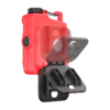 Lanterne LBZ-00207 02 Lanternă LED Mini Breloc COB, Reîncărcabilă Type-C, cu Carabină și Magnet, Lumină de Lucru, Roșu